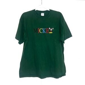 90s Vibes Embroidered Mickey Tshirt